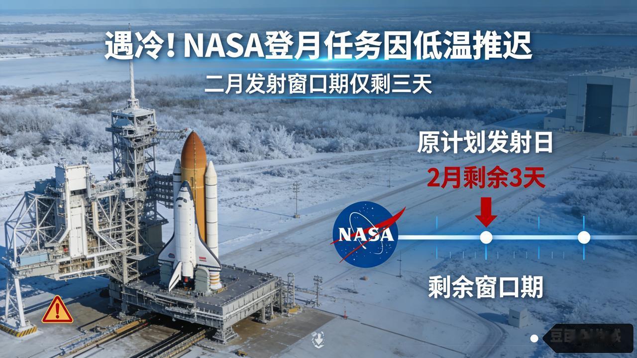 遇冷！NASA登月任务因低温推迟，二月发射窗口期仅剩三天发射场逼近冰点的低