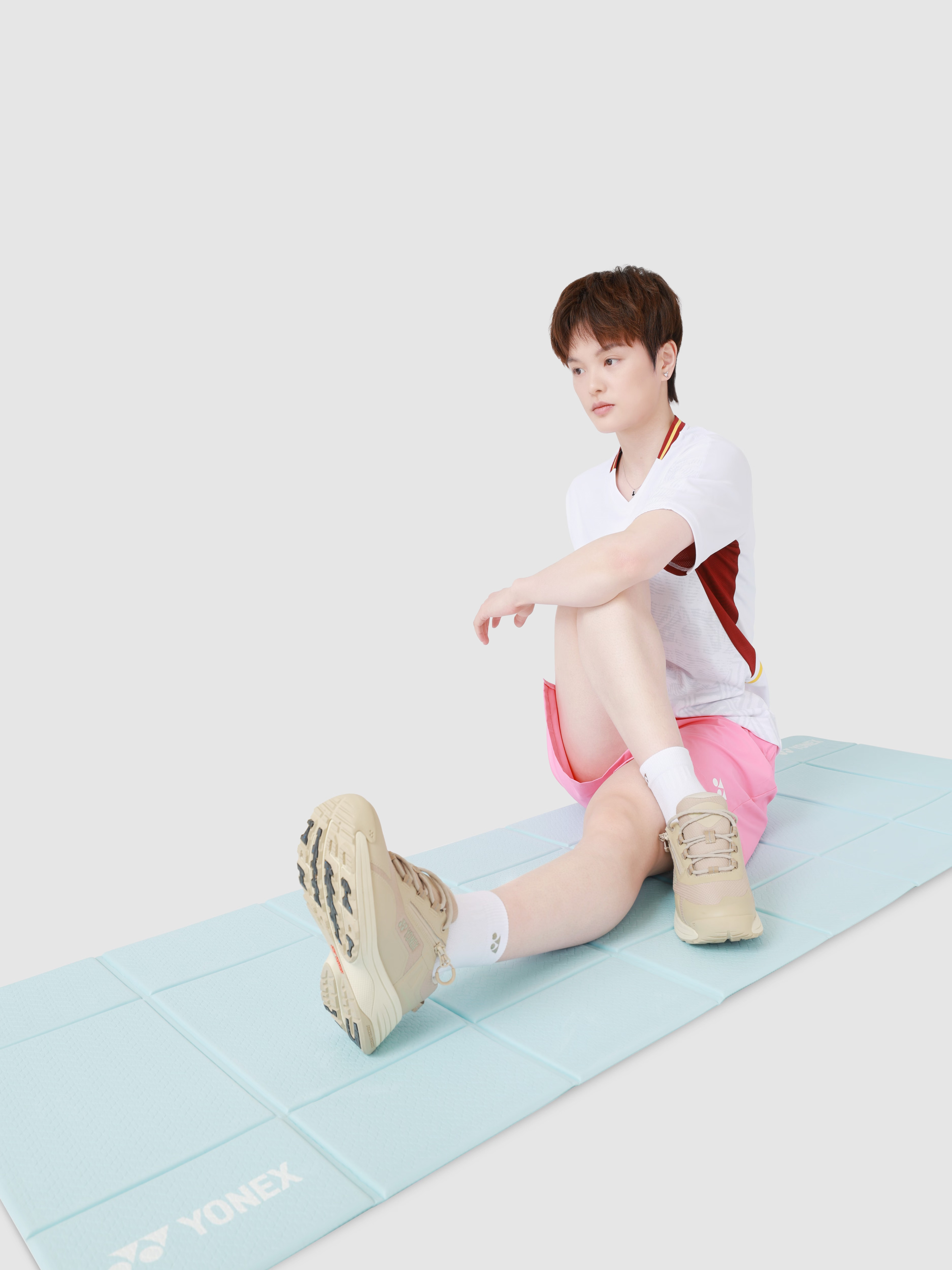 可爱！中国羽毛球队