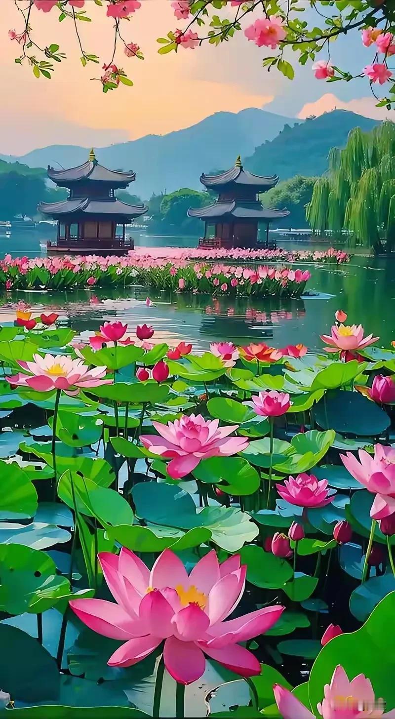 上联:夜色压垂柳下联:荷风送晚香横批:夏夜清幽