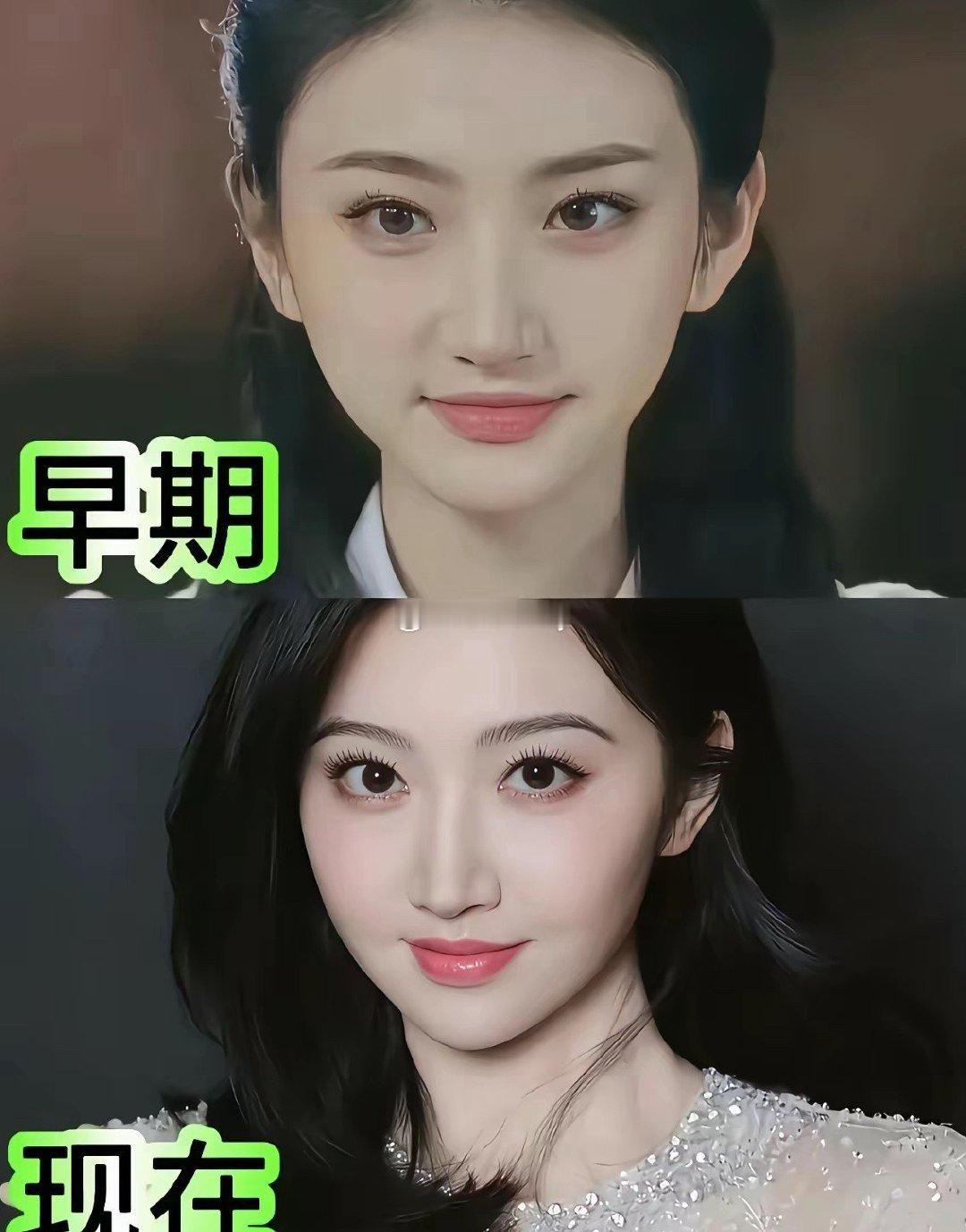 景甜早期和现在，怪不得让人念念不忘，太美了。​