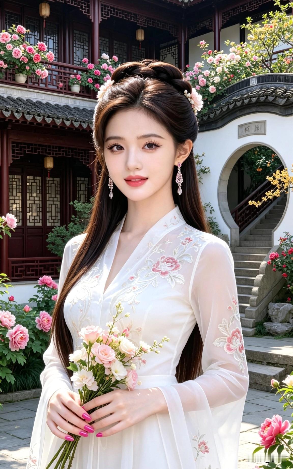 穿旗袍拍照有多美江南风旗袍照美女旗袍照江南风旗袍照旗袍复古照