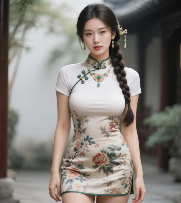 少妇穿旗袍最美，曲线玲珑惹人醉