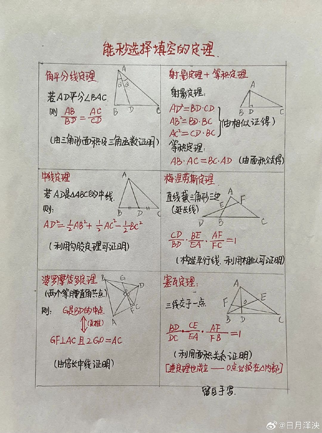 学有余力必看！解决压轴比例难题课本不学，中考选择填空、压轴小题可以偷跑提速，大题不要直接写定理，要推