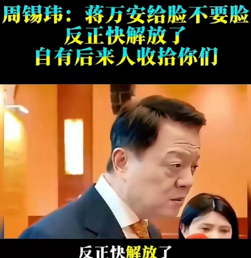 周锡玮怒批蒋万安：给脸不要脸，反正快解放了，自有后来人收拾你们-台北四月
