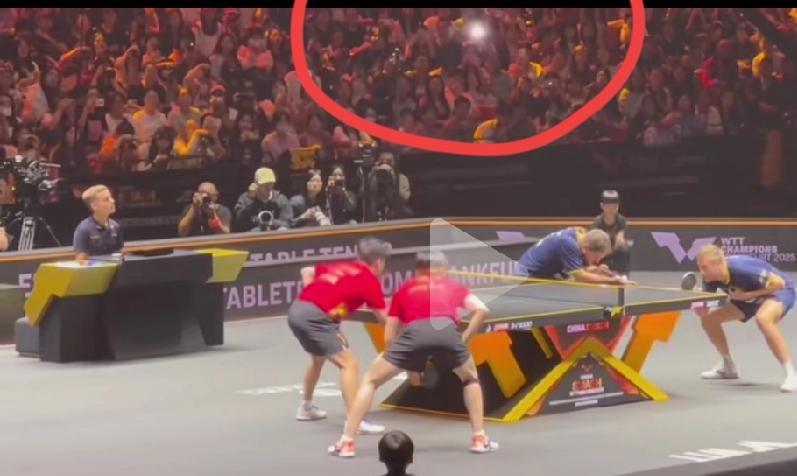 就问这个大灯你对着正在准备接发球的王楚钦连晃两次是几个意思。也正是因为他连着两次