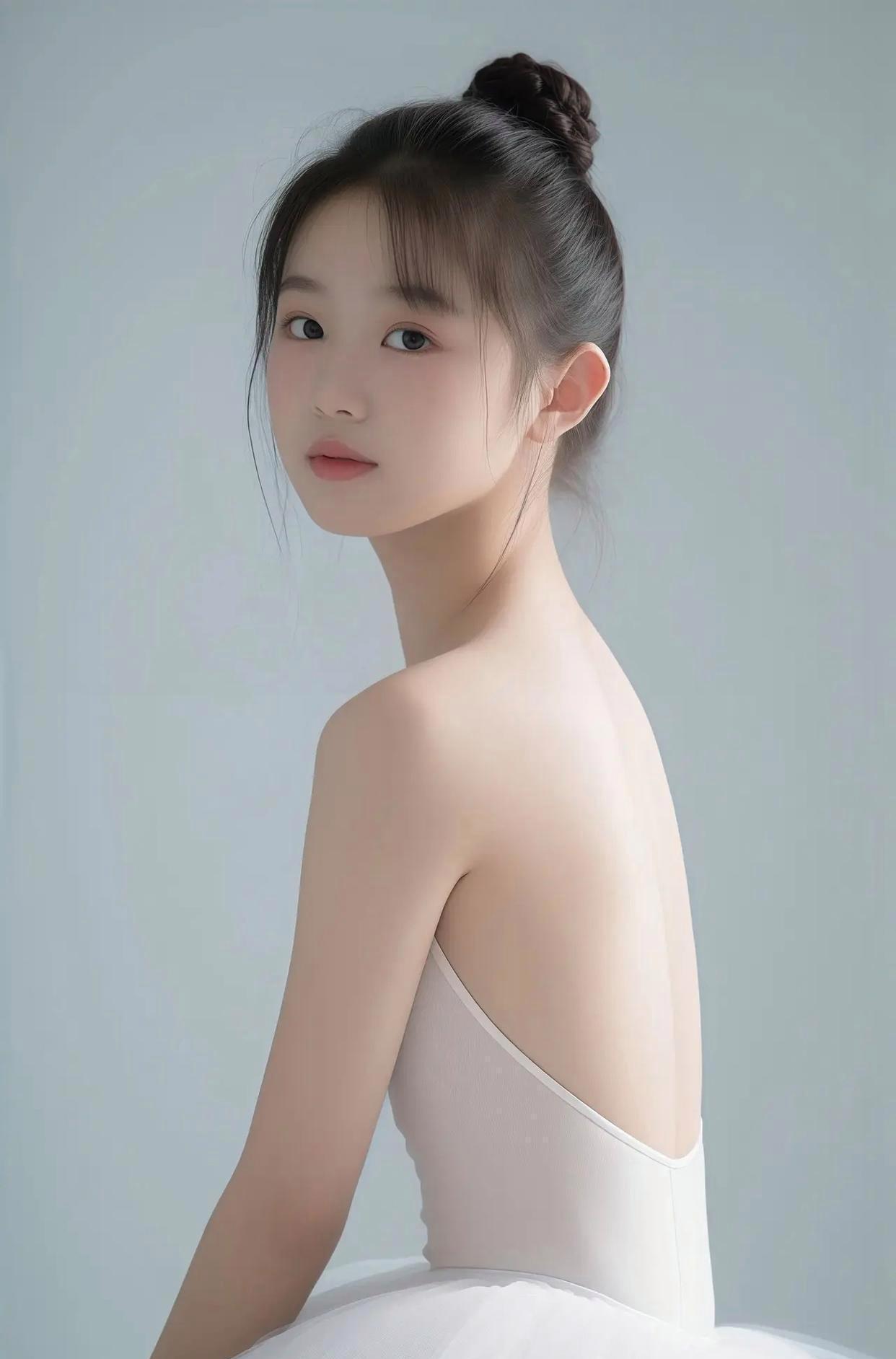 今天穿上了心爱的芭蕾舞裙，感觉自己美美哒！????