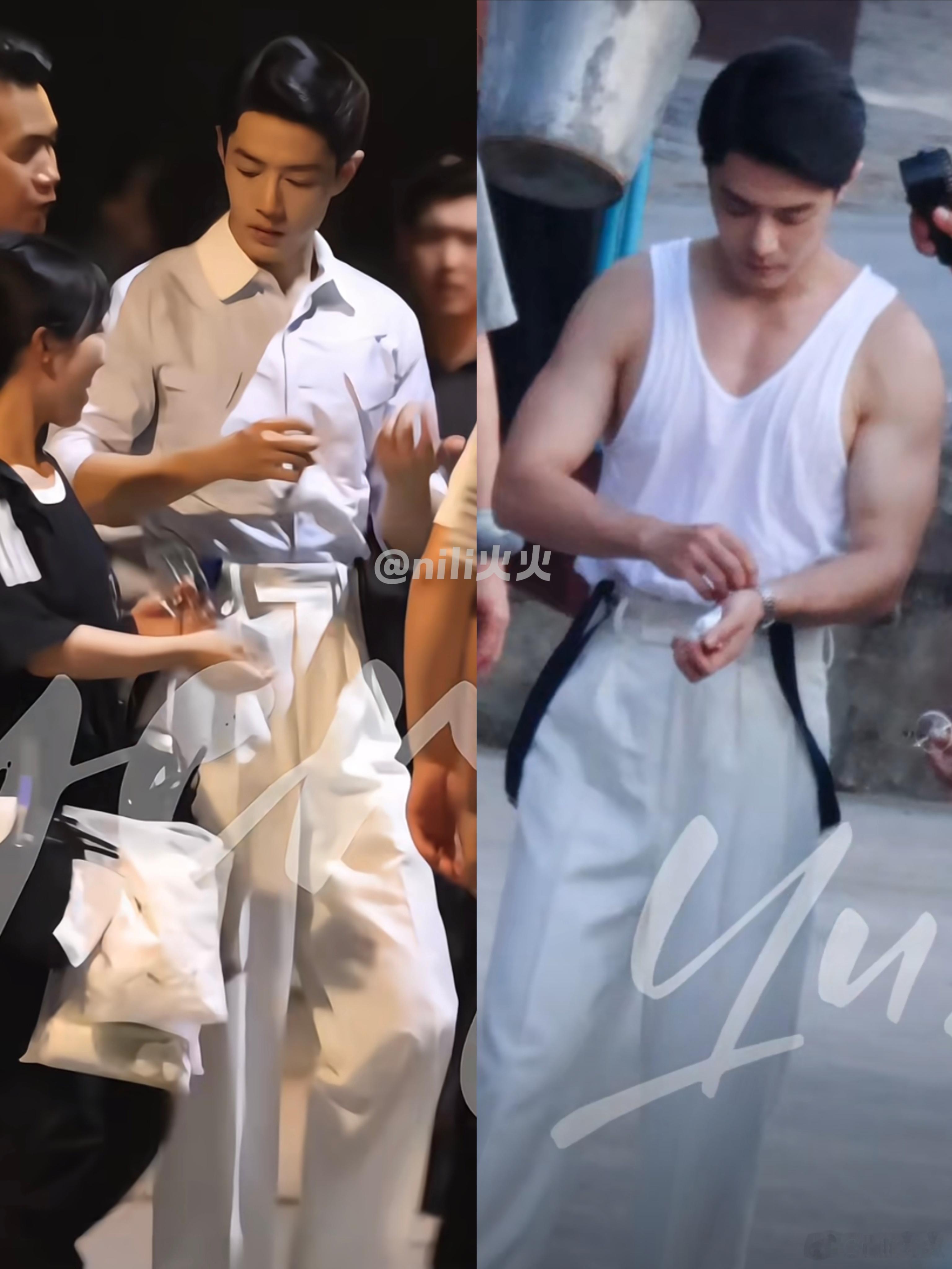 ✨ര‿രOMG！！偶像剧男主身材照进现实，“穿衣显瘦，脱衣有肉”这句具象化