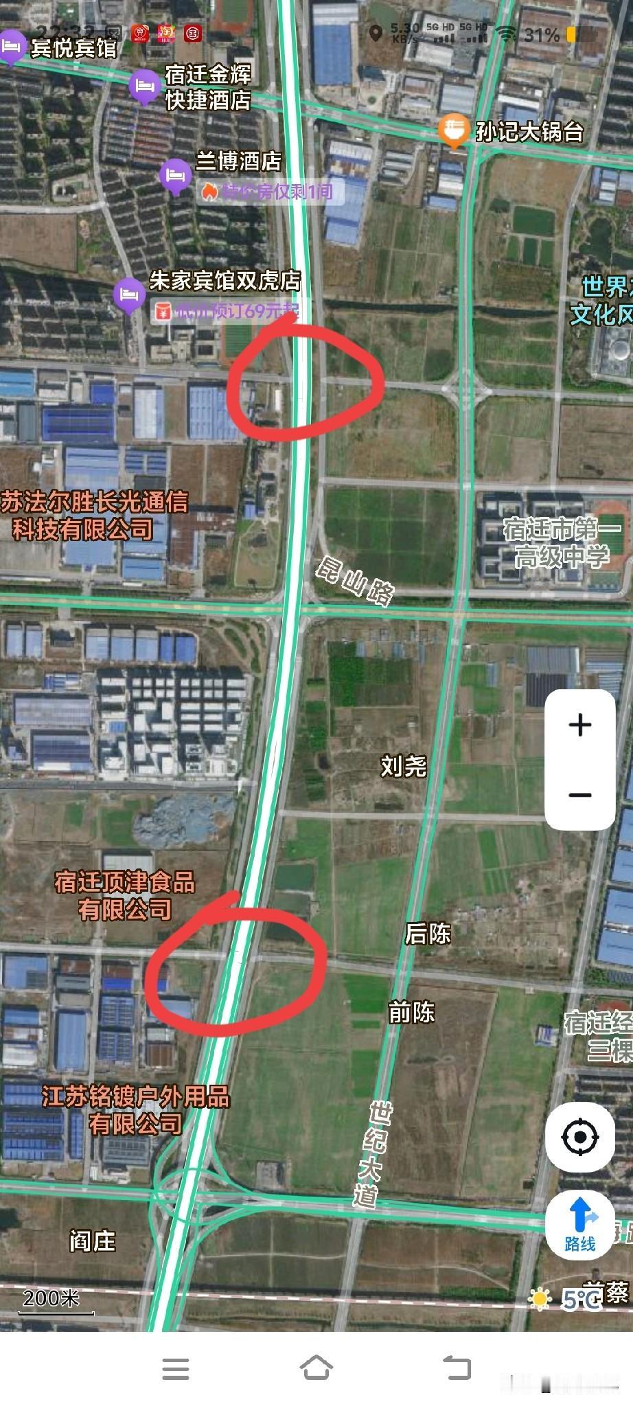 宿迁迎宾大道一期目光短浅，毛细血管不打通，非常不方便，还要绕路，没让你全程高架，