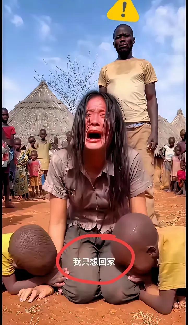 远嫁非洲女孩哭着喊回家，太让人心疼！家人们，今儿刷到个视频直接破防了！远嫁