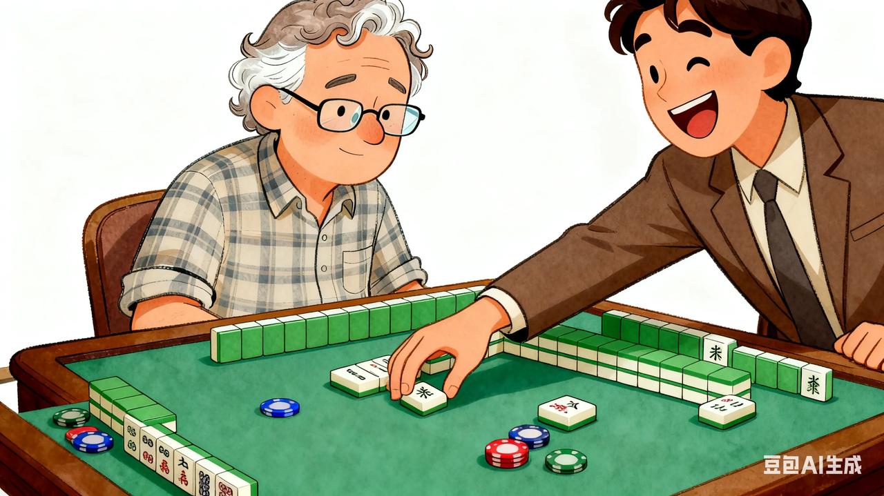 打麻将久了才懂，别陷入“自己牌好就不顾全局”的误区。明明对家频繁碰牌却还乱打