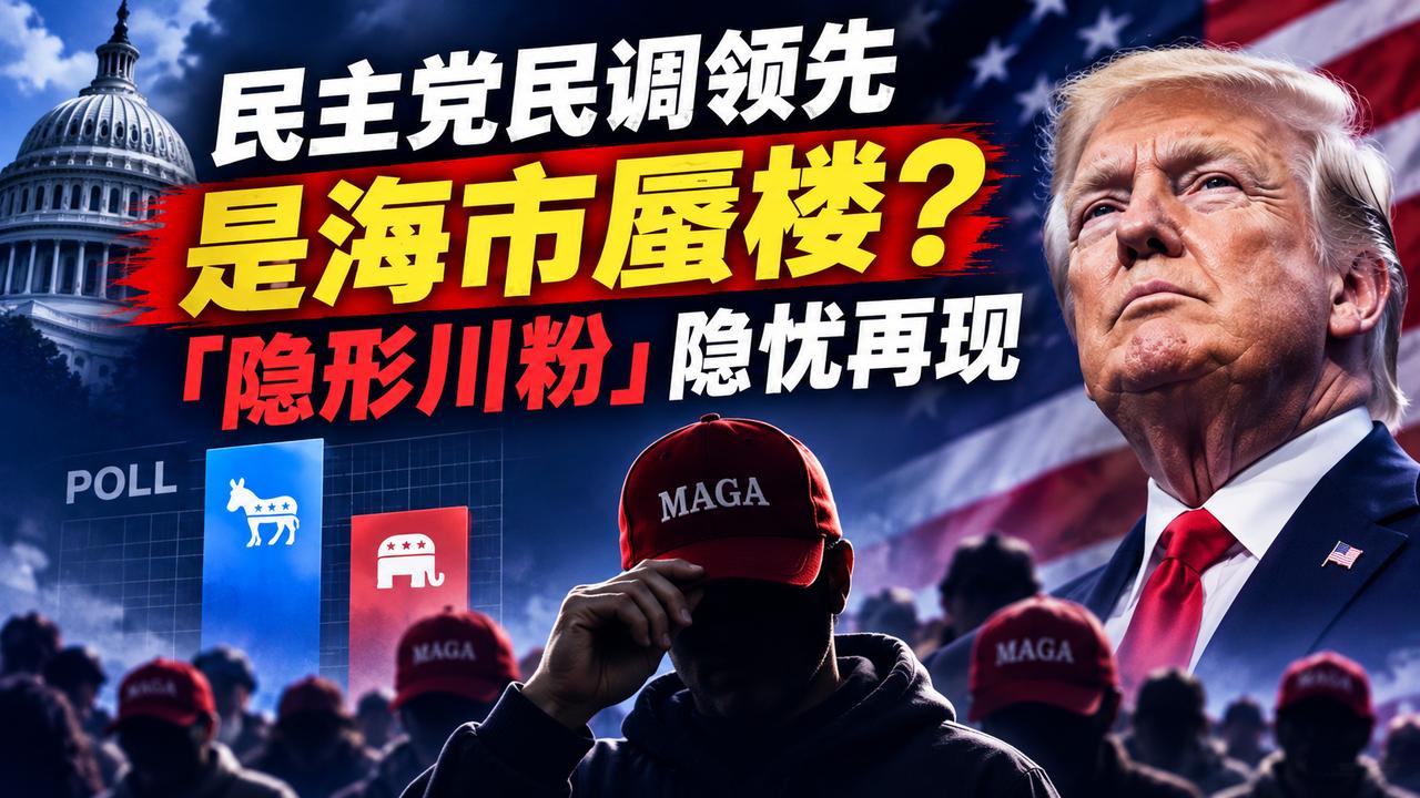 民主党民调领先是海市蜃楼？「隐形川粉」影响或再现据RealClearPolli