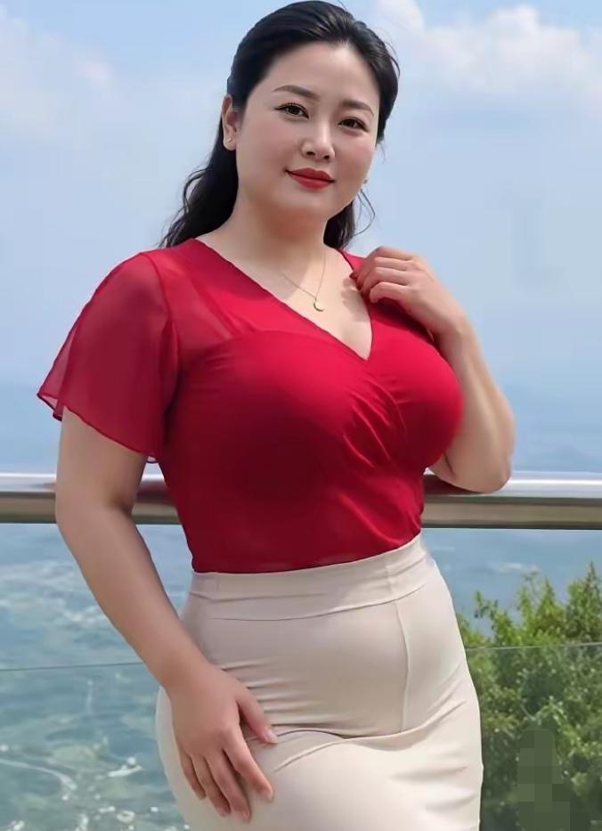 丰满漂亮的美女