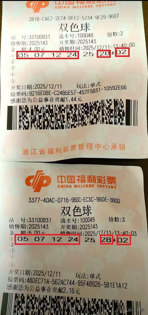 唉，再坚持三期就好了！又是张早产的彩票——18日双色球25146期开奖号码：05