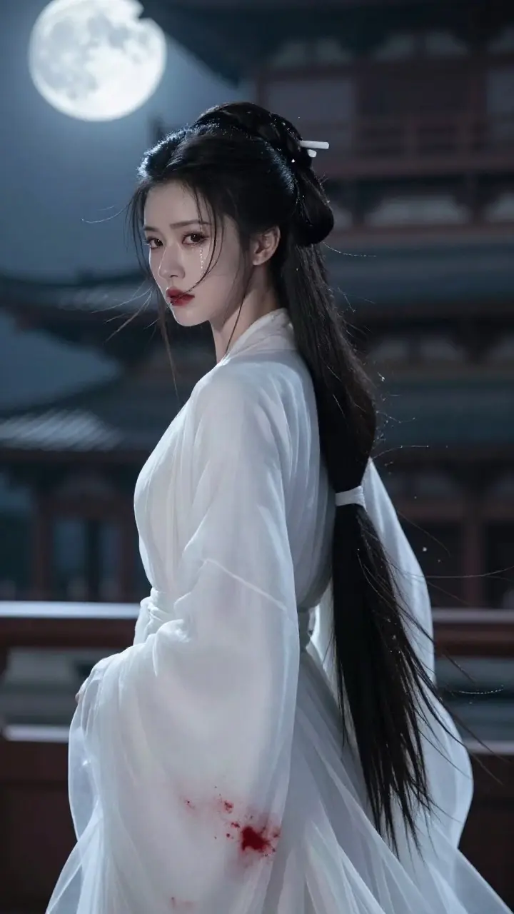 古装夜月 明月汉服