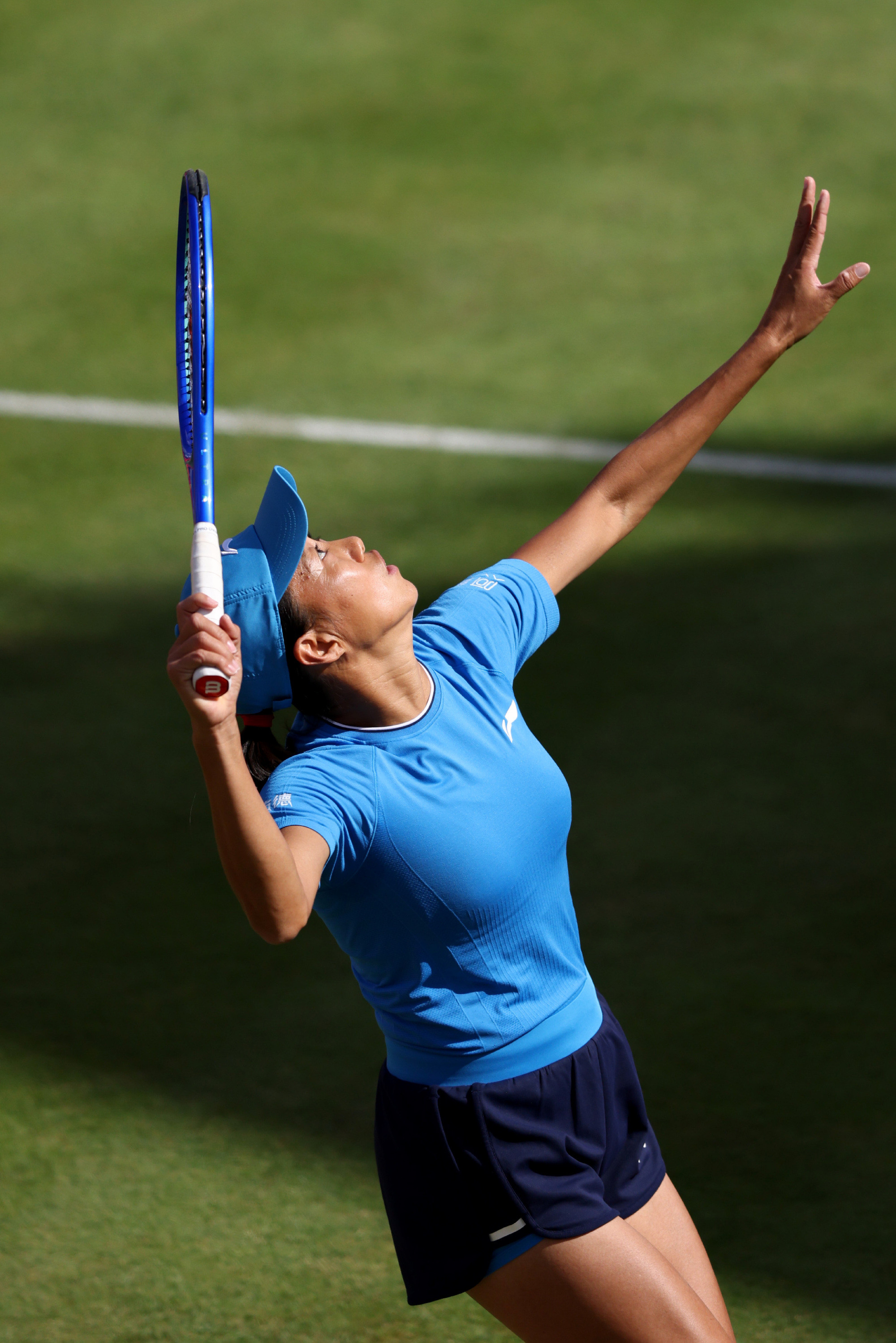 WTA500伦敦站首轮，张帅3-6、2-6不敌伊埃拉，止步单打首轮。 ​​​​