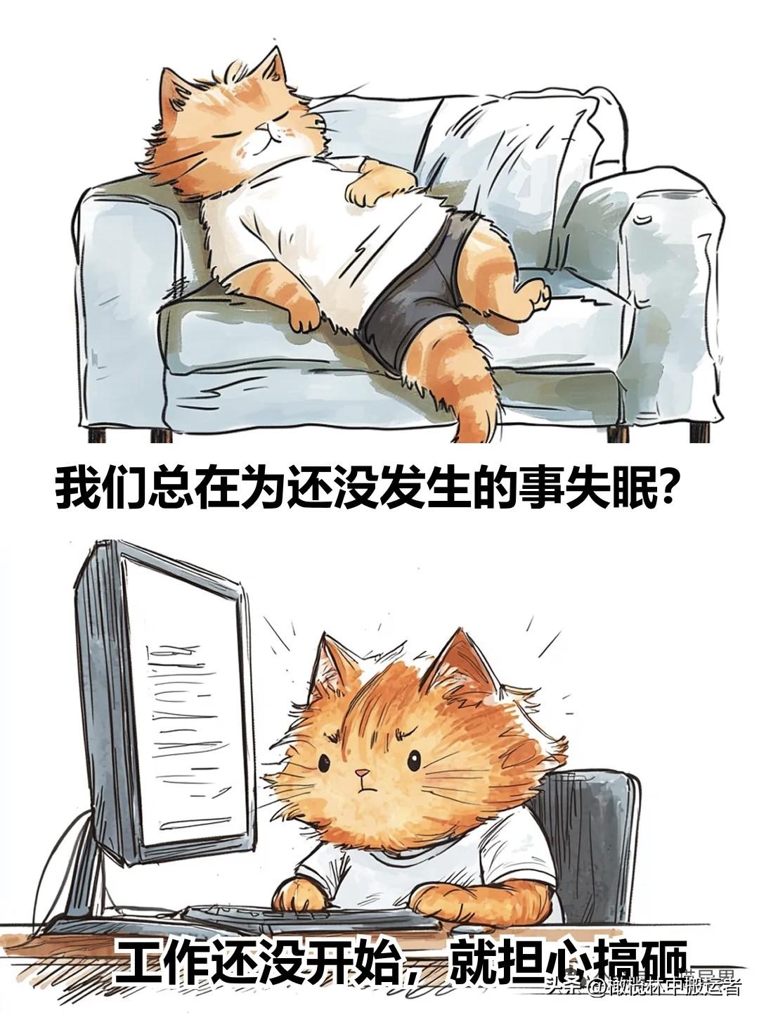 I事缓则圆，永远不要提前害怕治愈系图漫画漫画治愈时刻治愈系插画图