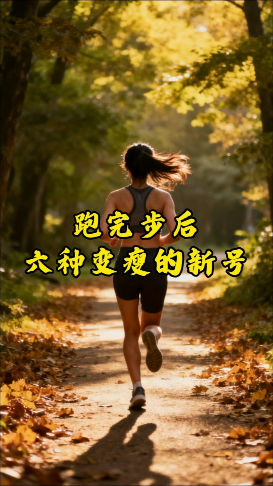 很多人跑步减肥久不见体重数字变化就会气馁，但这些身体发出的积极信号，其实是在告诉
