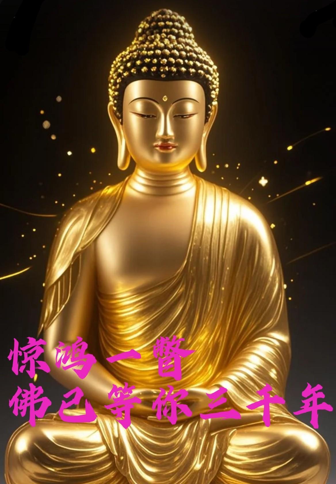 菩萨点化，福满乾坤你可知这低眉菩萨的慈笑，是专为你而展？此刻佛前莲灯骤亮，分