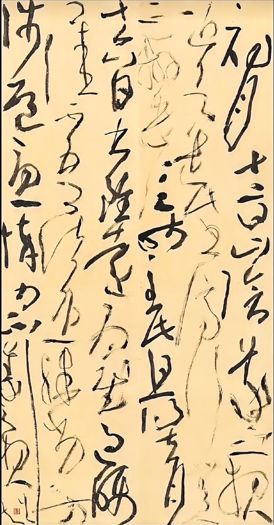 延志超的金奖虽然被取消了，但是他的草书实力还是值得肯定的。从其草书的风格来看，技