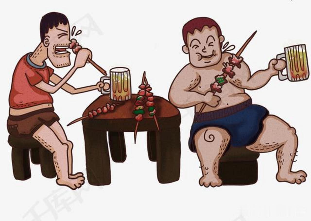 笑话（697）两个贪官在农家乐包间里喝酒吹牛，胖贪官擦掉嘴上的啤酒泡泡问瘦贪官