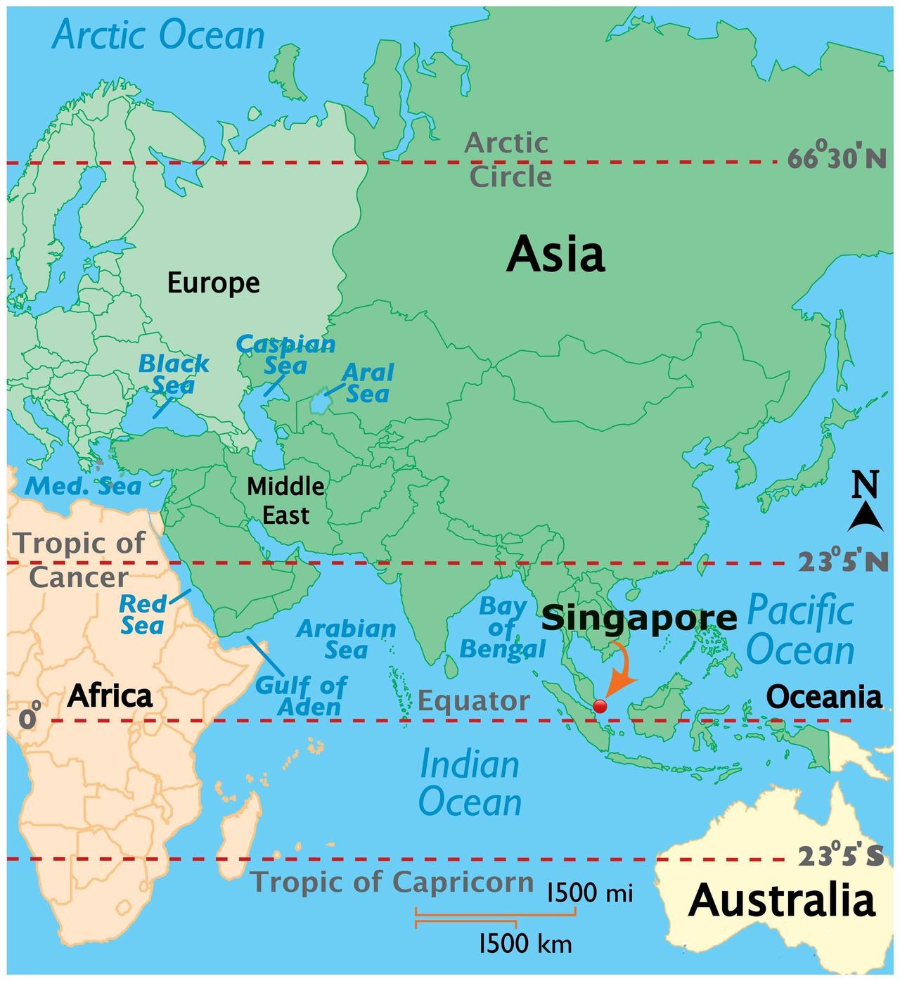 都说热带无强国，看了下地图，也就新加坡算是强国了。确切地说，应该叫微型发达国家。