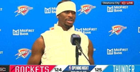 NBA新赛季刚开局就贡献了足以载入“争议名场面”的大戏，雷霆对阵火箭的双加时鏖战