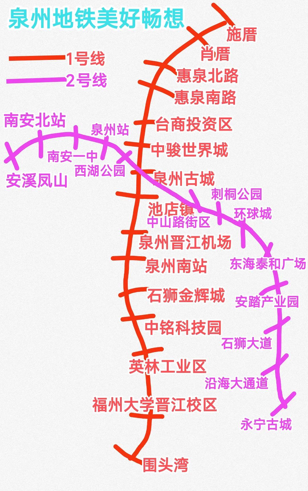 泉州作为拥有万亿gdp的城市，修建地铁我认为是刚性需求。哪怕泉州市区面积不大，可
