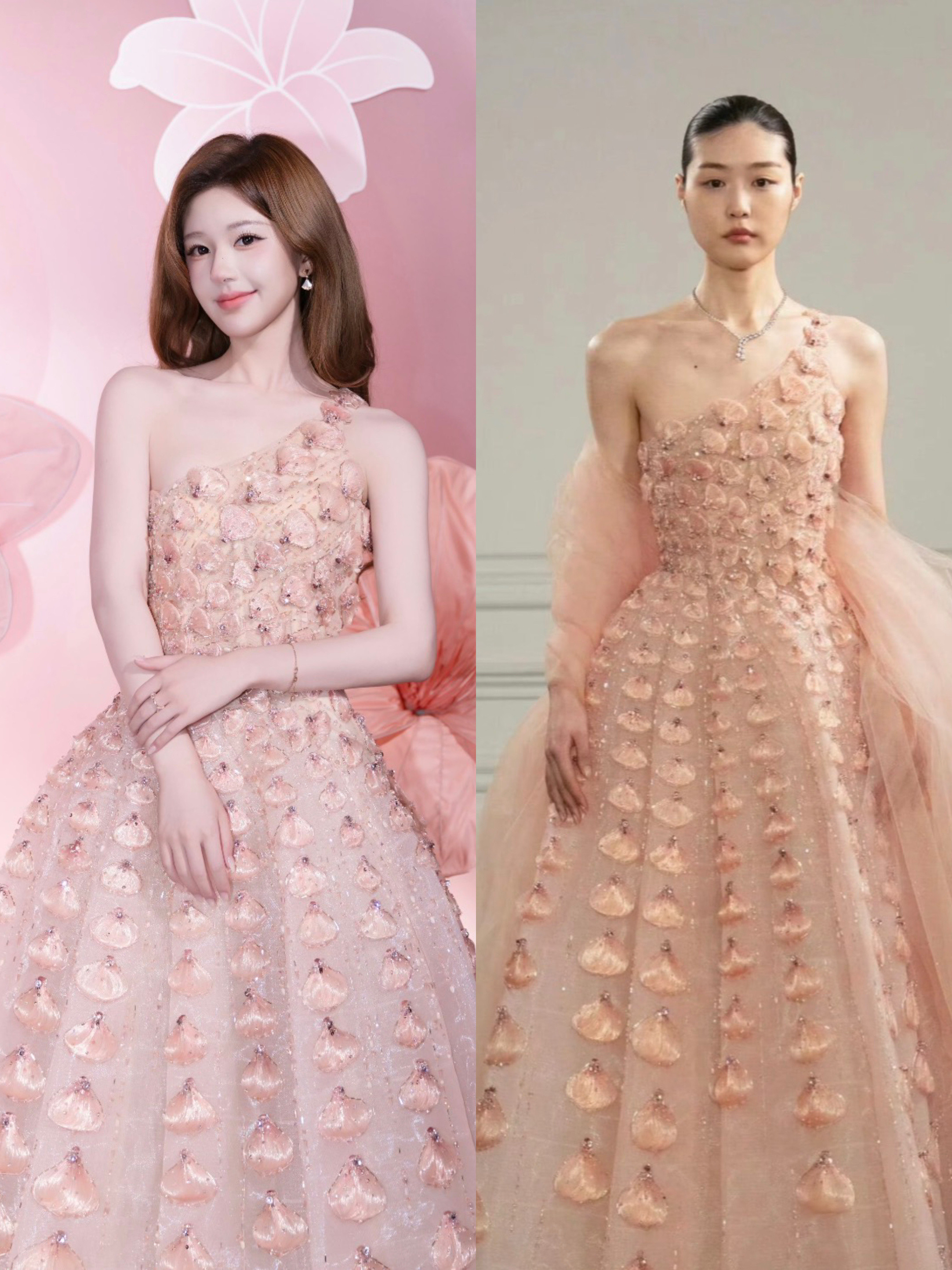 该说不说，好多高定看模特图感觉一般，但赵露思上身后眼前一亮赵露思