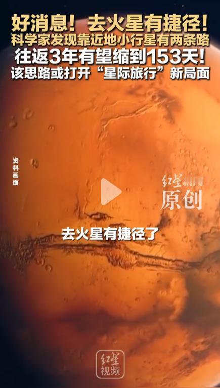 2026年5月8日，意外发现火星太空捷径！仅需153天就能往返，2031年