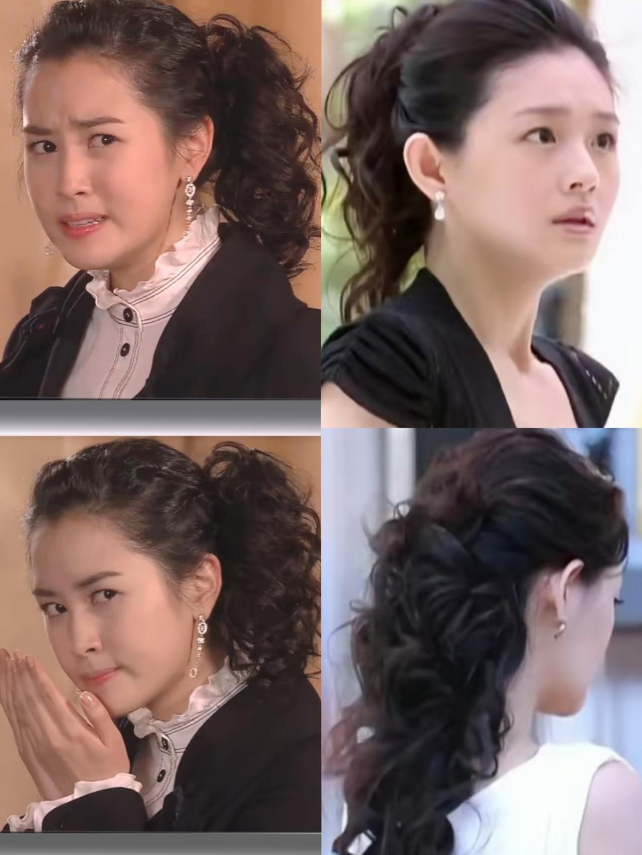 终于明白大S当年为什么那么时尚亮眼了，原来她的造型，和当年爆红的韩剧女神李多海在