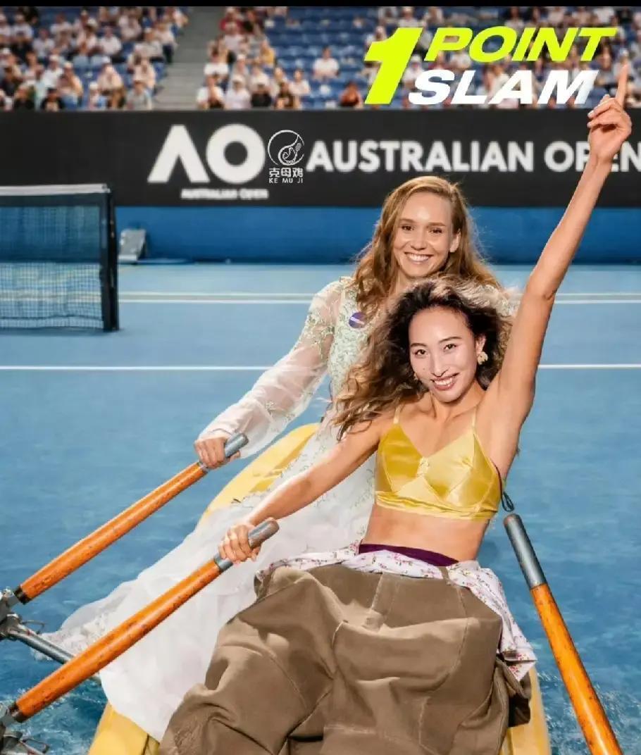 放弃所有热身赛，她空降澳网直接撕碎对手。表演赛硬刚世界第15莱巴金娜，新打磨的