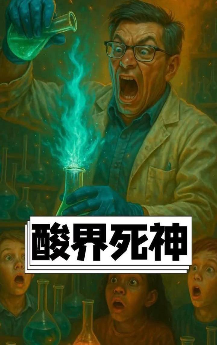 有一种东西，酸性连家里的醋都比不上，却被称为“化骨水”。它就是氢氟酸。这东西