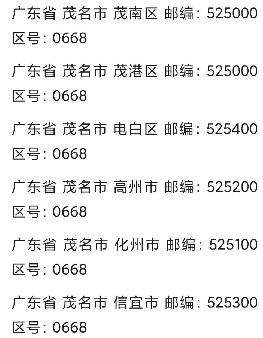 你们家里还保留有电话☎️吗？早三四🔟年代的高州长途电话号码区号，好像在广东是