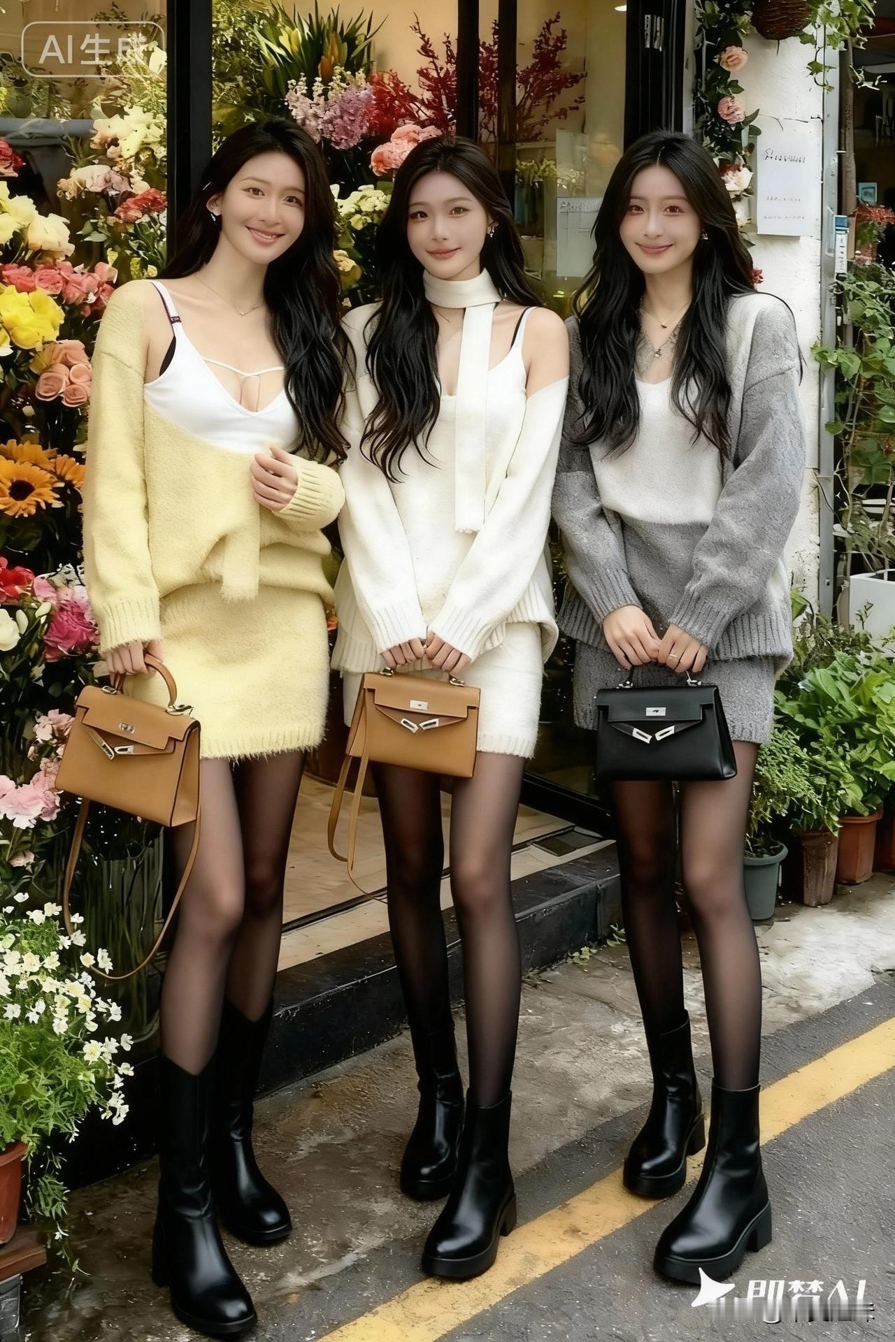 今日和姐妹们的穿搭搭配今日穿搭穿搭分享女闺蜜穿搭