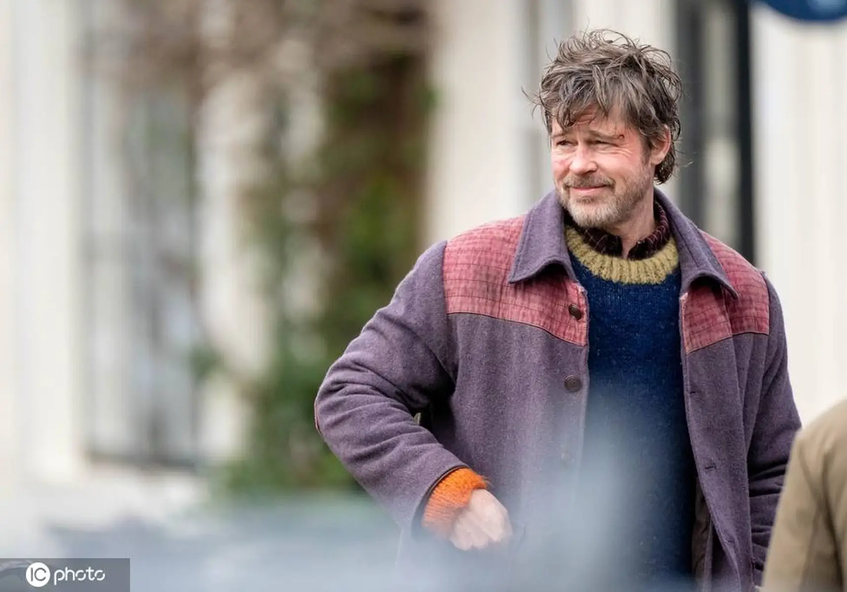 布拉德·皮特在荷兰阿姆斯特丹拍摄电影《骑手们》