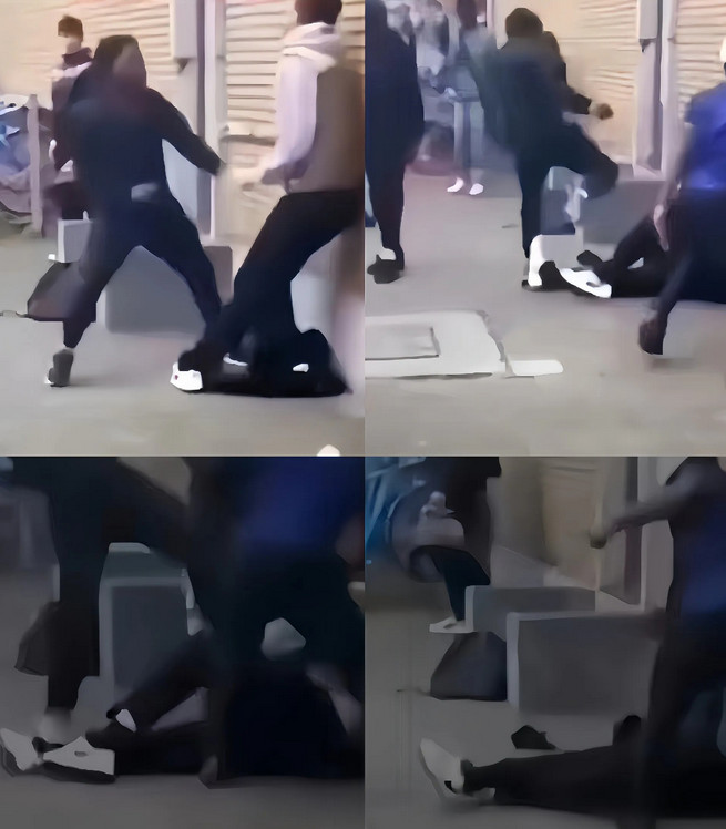吓傻！巴黎街头黑人暴打白人无人救，网友竟喊“死得其所”？法国巴黎街头，监