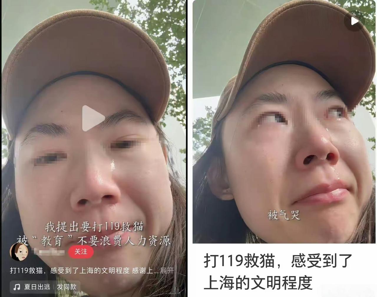 打119，让消防员给你救猫？这是什么脑子？你自己不会救猫吗？中国的消防员是用来给