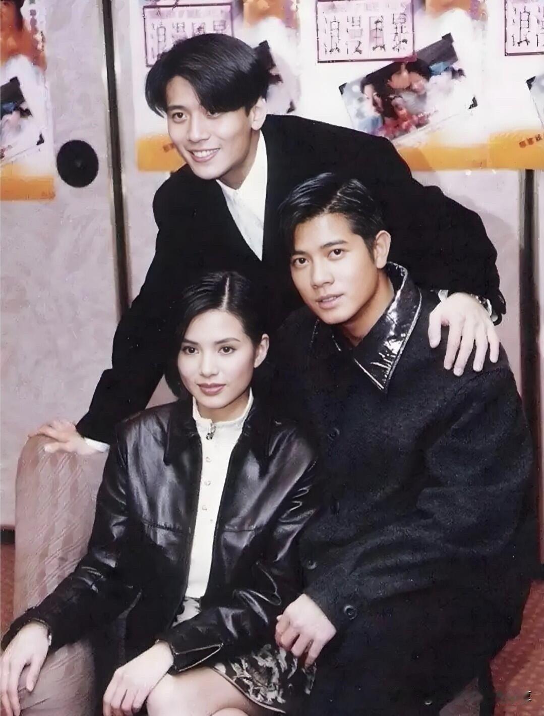 这是早些年的老照片，原来那时候的郭富城是那么帅，不看他的身高，他这样的颜值是四大