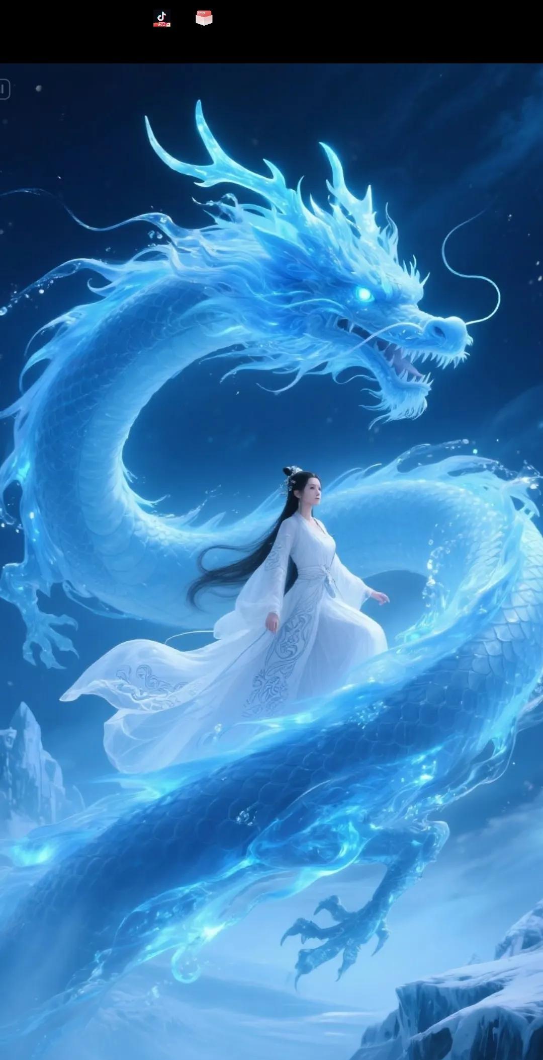 #龙字成语有哪些#《七律·咏龙》/马进鹏云雾为裳浪作鳞，九天之上自腾巡。曾