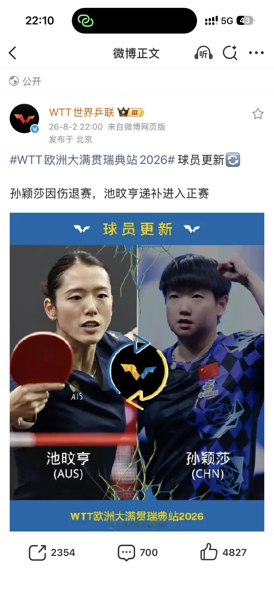 孙颖莎是不是被某人拖累了
