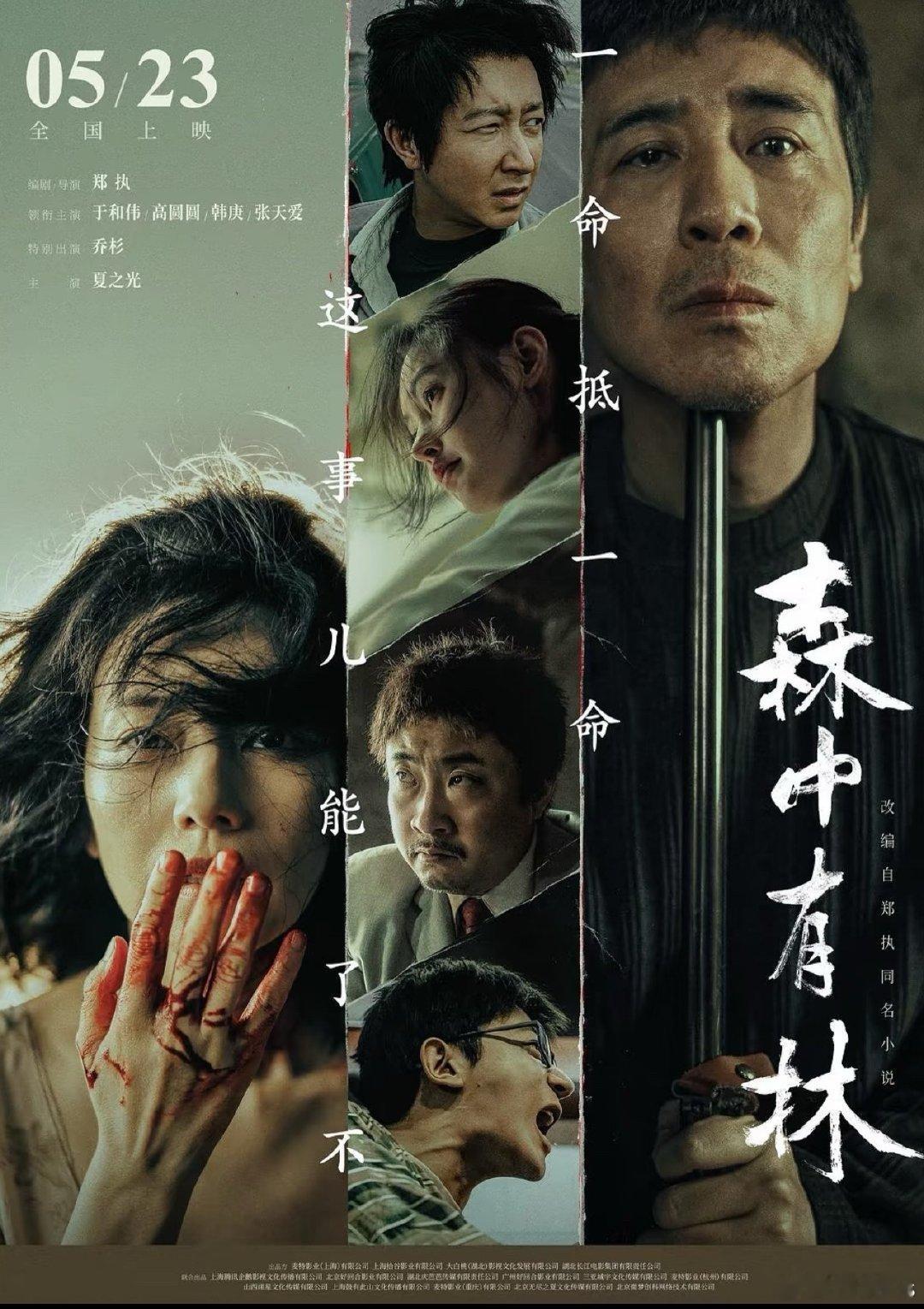《森中有林》看完了，挺唏嘘的，复杂的人性在片中精准呈现，演员实力派的表演更为电影