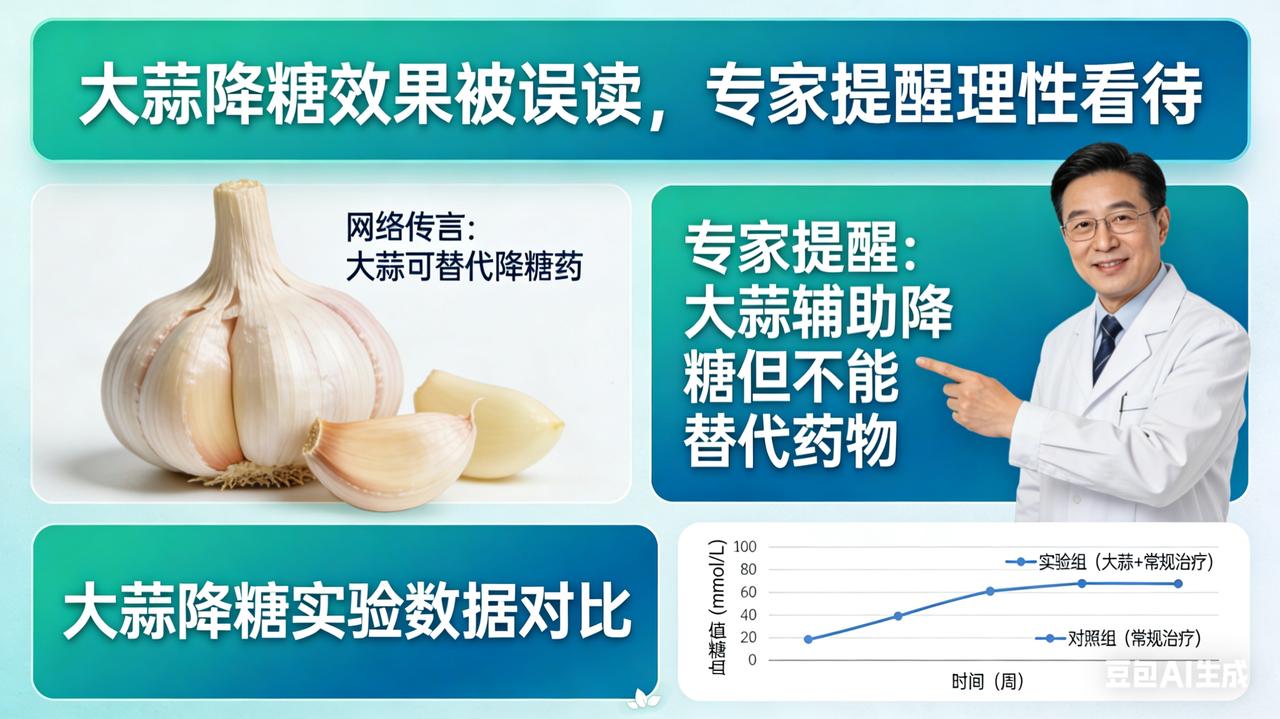 大蒜降糖效果被误读，专家提醒理性看待【深度调查】“吃大蒜24小时降糖45%”