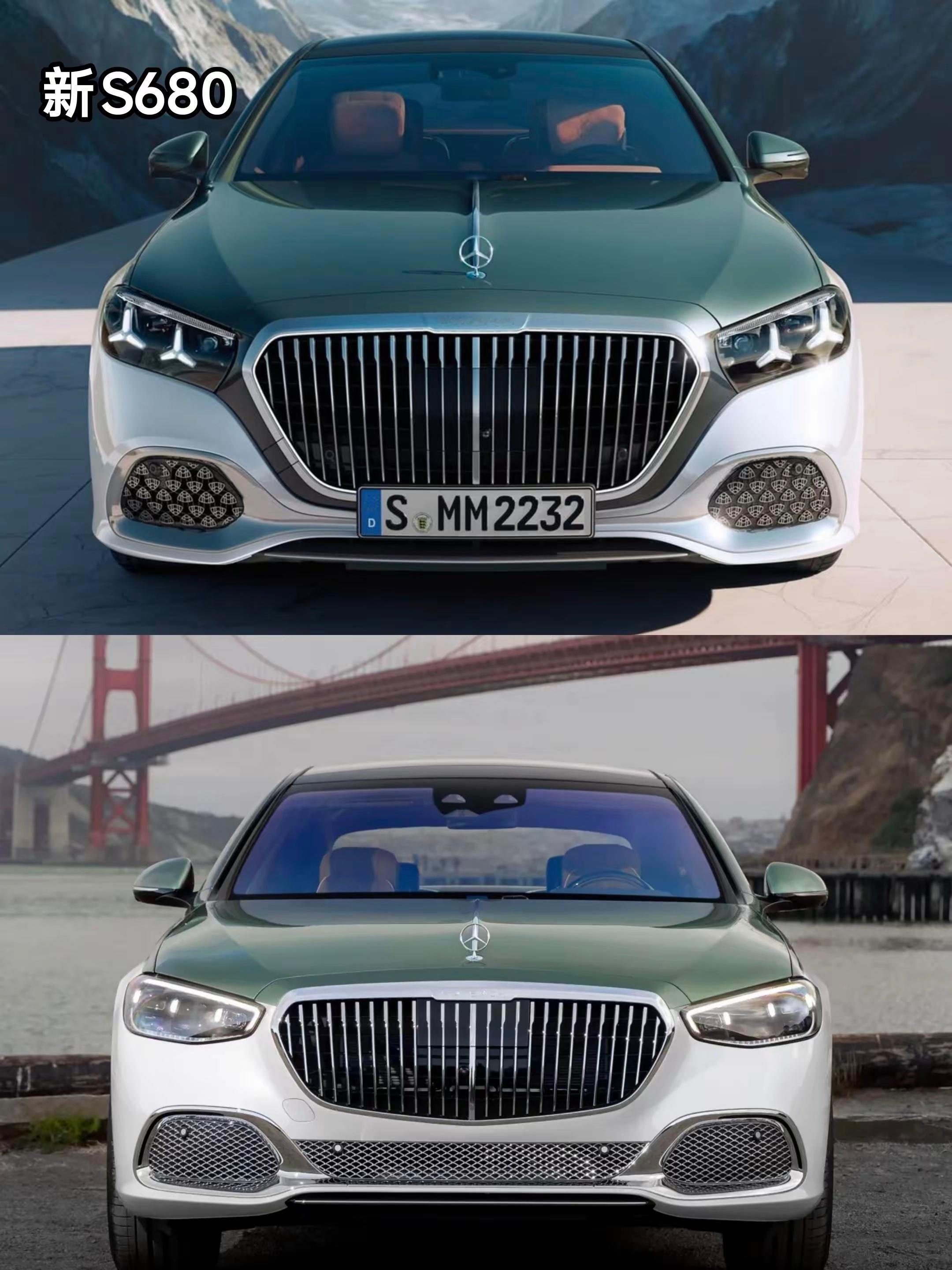 新款迈巴赫S级尊贵感有提升吗？不管怎么样，那个大鼻梁线我着实是没想到的汽车
