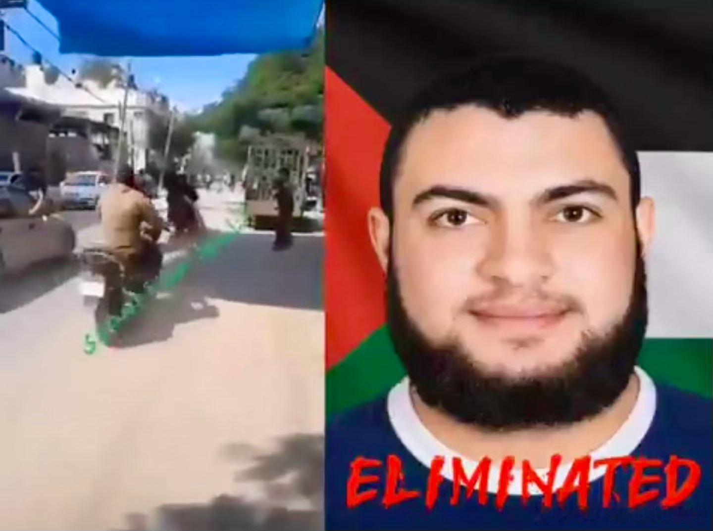 🇮🇱❌🇵🇸在2023年10月7日巴勒斯坦哈马斯袭击事件中拖拽一名年轻以色列女子尸体游街的哈马
