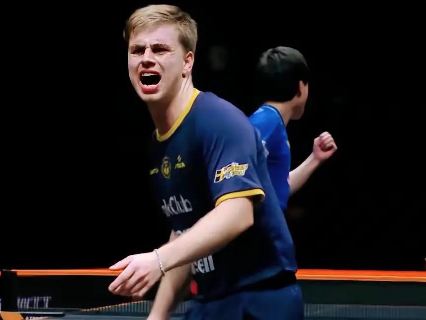 发生在张本智和同莫雷加德两人赛场上的故事：莫雷：张本你不要喊了行不行！张本