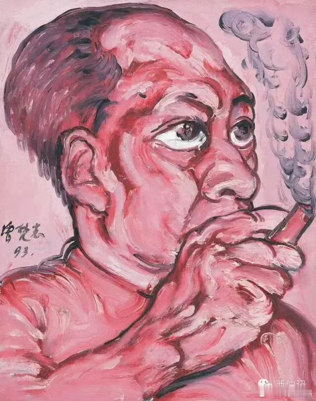 这是一位网友的投稿，他发现有个叫曾梵志的画家存在很大争议，所画的作品明显存在问题