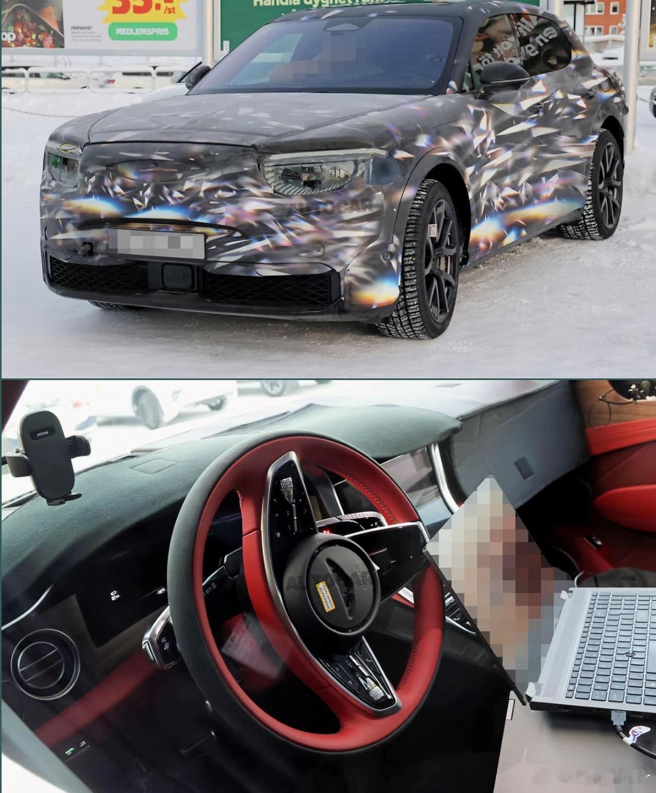 宾利纯电SUV，内饰用的也是和保时捷一样的曲屏北京