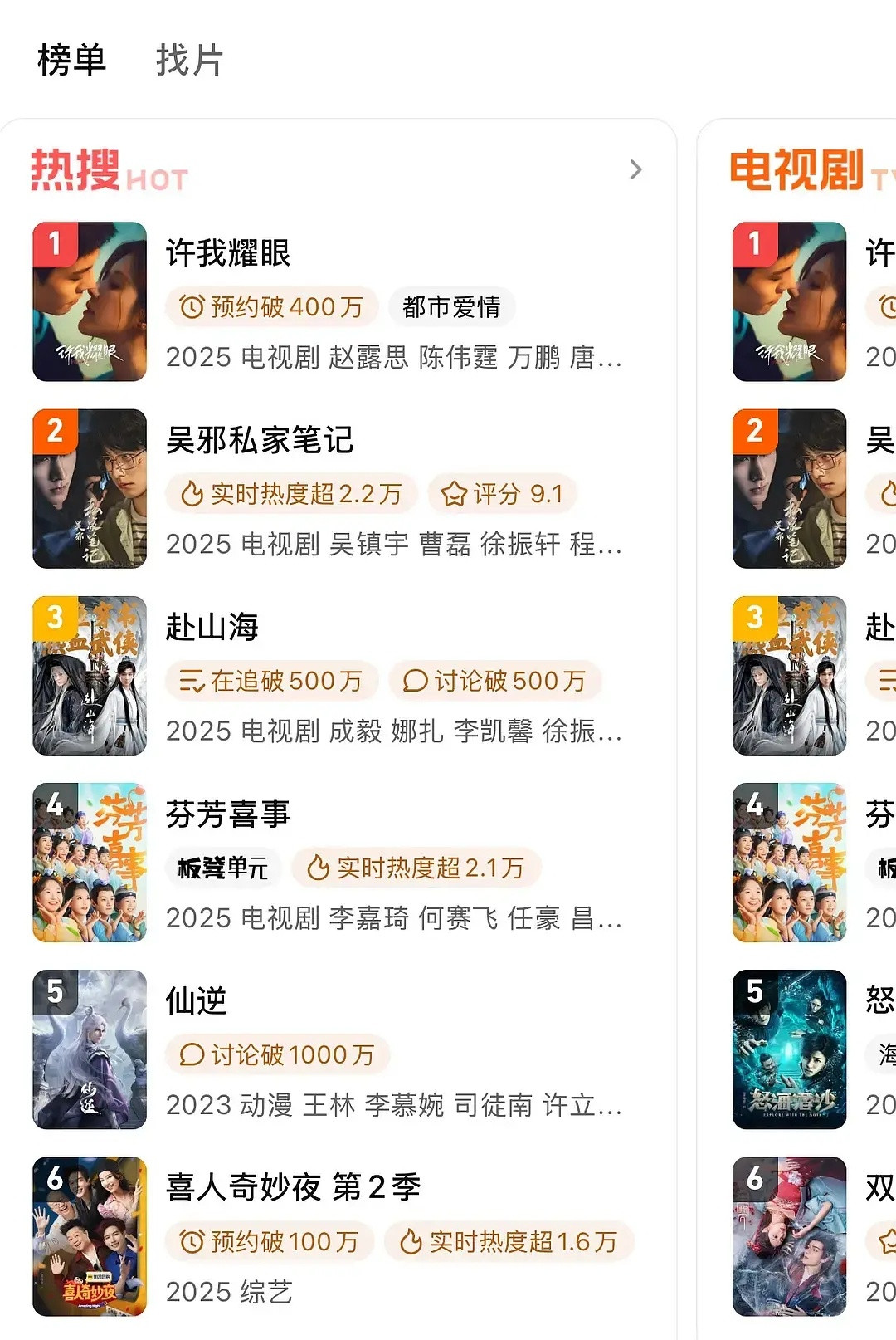赵露思的《许我耀眼》已经🐧站内双榜第一了，露思这个xfxy的体质天生就是要当流