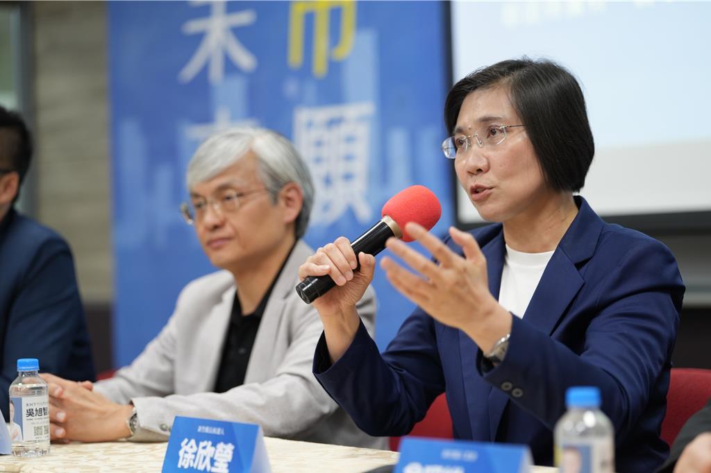 蓝白合有好消息？徐欣莹刷信心值用廉能出拳打选战国民党新竹县长参选人徐欣莹12