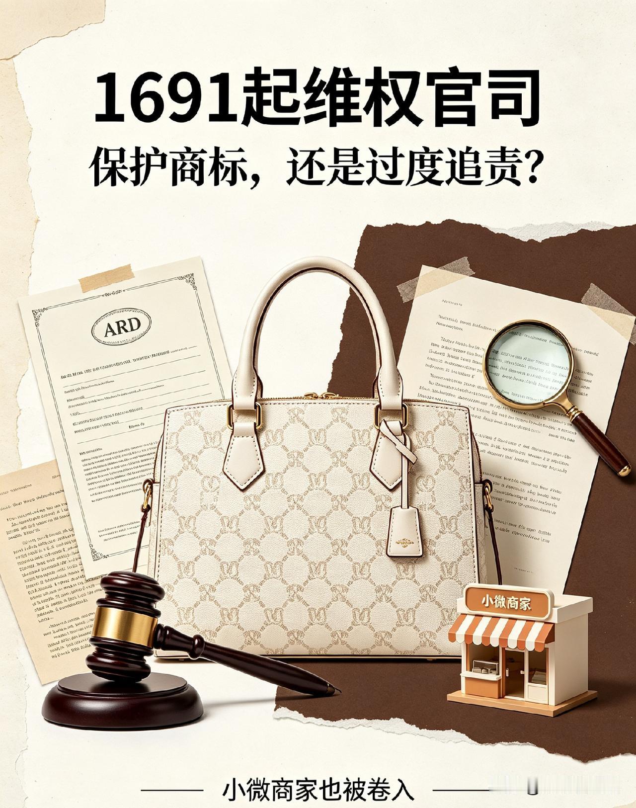 5年1691起维权官司🔥LV大规模引全网热议奢侈品巨头LV近五年在国内发